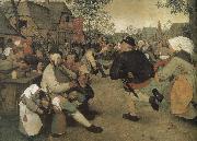 Pieter Bruegel Farmers Dance oil on canvas